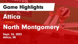 Attica  vs North Montgomery  Game Highlights - Sept. 26, 2023