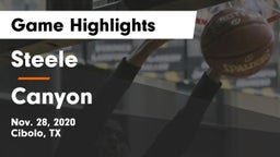 Steele  vs Canyon  Game Highlights - Nov. 28, 2020
