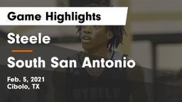 Steele  vs South San Antonio  Game Highlights - Feb. 5, 2021