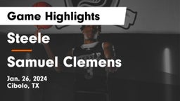 Steele  vs Samuel Clemens  Game Highlights - Jan. 26, 2024