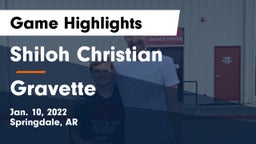 Shiloh Christian  vs Gravette  Game Highlights - Jan. 10, 2022