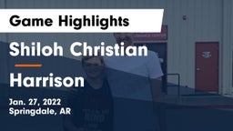 Shiloh Christian  vs Harrison  Game Highlights - Jan. 27, 2022