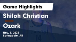 Shiloh Christian  vs Ozark  Game Highlights - Nov. 9, 2023