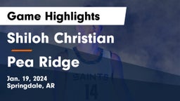 Shiloh Christian  vs Pea Ridge  Game Highlights - Jan. 19, 2024