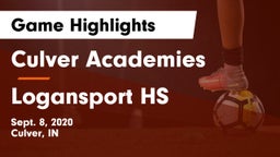 Culver Academies vs Logansport HS Game Highlights - Sept. 8, 2020