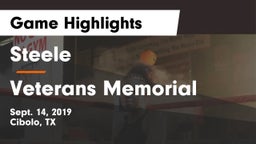 Steele  vs Veterans Memorial Game Highlights - Sept. 14, 2019