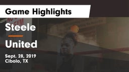 Steele  vs United  Game Highlights - Sept. 28, 2019