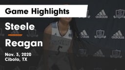 Steele  vs Reagan  Game Highlights - Nov. 3, 2020