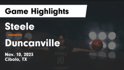 Steele  vs Duncanville  Game Highlights - Nov. 10, 2023
