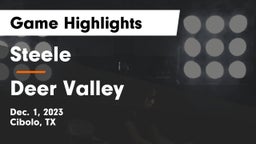 Steele  vs Deer Valley  Game Highlights - Dec. 1, 2023