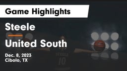 Steele  vs United South  Game Highlights - Dec. 8, 2023