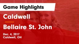 Caldwell  vs Bellaire St. John Game Highlights - Dec. 4, 2017