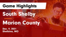South Shelby  vs Marion County Game Highlights - Dec. 9, 2021