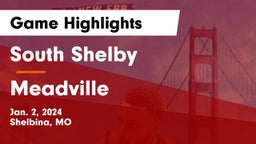 South Shelby  vs Meadville  Game Highlights - Jan. 2, 2024