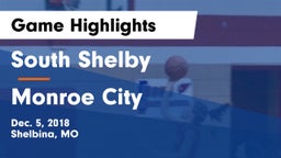 South Shelby  vs Monroe City  Game Highlights - Dec. 5, 2018