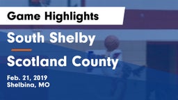 South Shelby  vs Scotland County  Game Highlights - Feb. 21, 2019