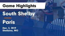 South Shelby  vs Paris  Game Highlights - Dec. 3, 2019