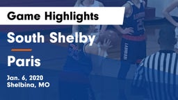 South Shelby  vs Paris  Game Highlights - Jan. 6, 2020