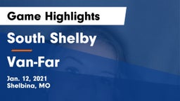 South Shelby  vs Van-Far  Game Highlights - Jan. 12, 2021