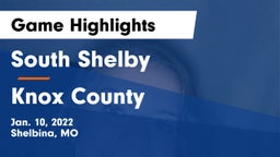 South Shelby  vs Knox County  Game Highlights - Jan. 10, 2022