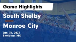 South Shelby  vs Monroe City  Game Highlights - Jan. 31, 2023