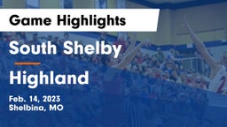 South Shelby  vs Highland  Game Highlights - Feb. 14, 2023