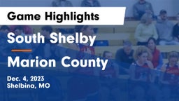 South Shelby  vs Marion County  Game Highlights - Dec. 4, 2023