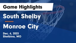 South Shelby  vs Monroe City  Game Highlights - Dec. 6, 2023