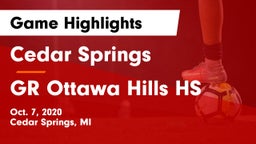 Cedar Springs  vs GR Ottawa Hills HS Game Highlights - Oct. 7, 2020