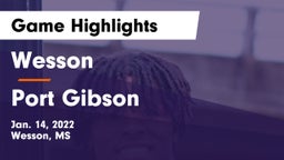 Wesson  vs Port Gibson  Game Highlights - Jan. 14, 2022