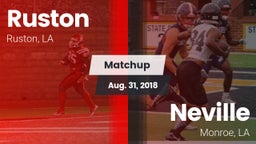 Matchup: Ruston  vs. Neville  2018