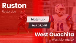 Matchup: Ruston  vs. West Ouachita  2018