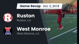 Recap: Ruston  vs. West Monroe  2018