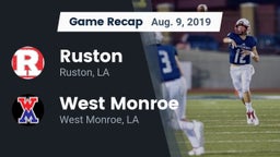 Recap: Ruston  vs. West Monroe  2019