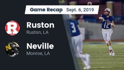 Recap: Ruston  vs. Neville  2019