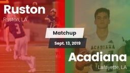 Matchup: Ruston  vs. Acadiana  2019