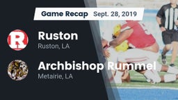 Recap: Ruston  vs. Archbishop Rummel  2019