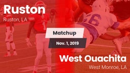 Matchup: Ruston  vs. West Ouachita  2019