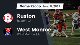 Recap: Ruston  vs. West Monroe  2019