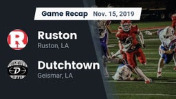 Recap: Ruston  vs. Dutchtown  2019