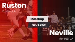 Matchup: Ruston  vs. Neville  2020