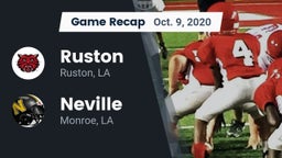 Recap: Ruston  vs. Neville  2020