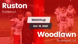 Matchup: Ruston  vs. Woodlawn  2020