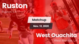 Matchup: Ruston  vs. West Ouachita  2020