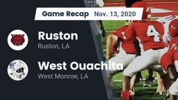 Recap: Ruston  vs. West Ouachita  2020