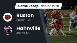 Recap: Ruston  vs. Hahnville  2020
