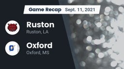 Recap: Ruston  vs. Oxford  2021