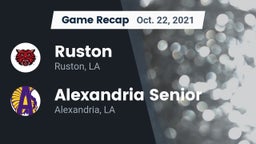 Recap: Ruston  vs. Alexandria Senior  2021