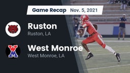 Recap: Ruston  vs. West Monroe  2021