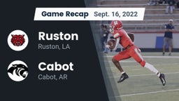 Recap: Ruston  vs. Cabot  2022